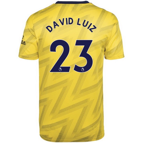 Camiseta Arsenal NO.23 David Luiz 2ª 2019/20 Amarillo